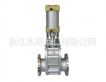 不鏽(xiu)鋼氣動出料閥(fa)Z644TC