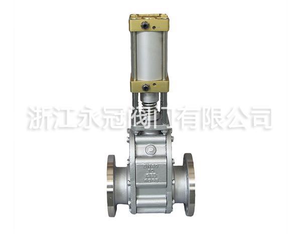 不鏽鋼氣動出料(liao)閥Z644TC