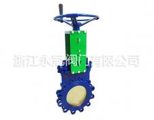 手動偏心(xīn)暗杆刀閘(zha)閥PZ43H