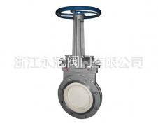 手動陶(táo)瓷法蘭(lán)刀閘閥(fa)PZ73TC