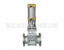 不鏽(xiù)鋼氣動出料閥(fa)Z644TC