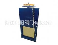 手動鍊(liàn)輪螺旋(xuan)閘門