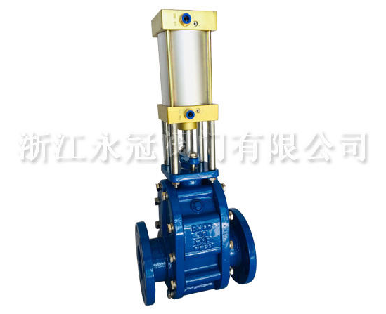 氣動陶(tao)瓷雙閘(zha)闆閥 氣(qì)動陶瓷(ci)雙閘闆(pan)閥