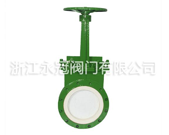 手動(dòng)法蘭陶瓷(ci)刀閘閥